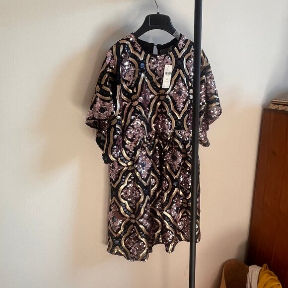 Amalia Sequined Dress- NWT - Picture 2 of 5